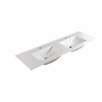 Vanessa 1500 Poly Marble Basin-Top Double Bowl